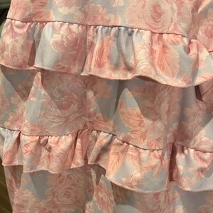 Show Me Your MuMu Greta Blushing Pink Floral Ruffle Dress